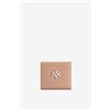 Armani Exchange Portafoglio da donna Melrose, logo Embossed Bi-Fold, Dark Sunrise, Einheitsgröße