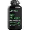 GEN GERMAN ELITE NUTRITION Liver Essentials - 180 capsule - Complesso epatico ad alto dosaggio con cardo mariano, colina, NAC, carciofo, tarassaco, schizandra, estratto di zenzero, indolo-3-carbinolo, desmodium, rutina - Vegan