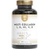 N2 Natural Nutrition MULTI COLLAGENE Idrolizzato 1650mg. Peptidi di Collagene Marino e Bovino Tipo 1, 2, 3, 5, 10. Collagene Integratore per Articulazioni, Pelle e Ossa + Vitamina C. 180 Capsule. N2 Natural Nutrition