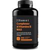 Zenement Vitamina B Complex Alto Dosaggio, 365 Compresse Vegane di Vitamine B (Scorta per 1 Anno) Vitamine Gruppo B con Biotina, Vitamina B6, B9, B12, B1, B2, B3, B5, Multivitaminico Gruppo B