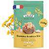 lalea Gomma arabica biologica in polvere, Fibra alimentare di gomma d'acacia biologica in polvere 150 g, Vegan e Keto, Senza glutine, 90% di fibre