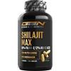 GEN GERMAN ELITE NUTRITION Mumijo Shilajit Max - 180 capsule ad alto dosaggio con 2000 mg per dose giornaliera - estratto originale 10:1 con 50% acido fulvico + 12% acido umico + bioenhancer - senza additivi inutili, vegano