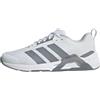 adidas Donna Dropset Control Training Shoes, Ftwr White/Grey/Lucid Red, 42 2/3 EU