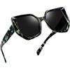 Joopin Occhiali da Sole Donna Polarizzati Vintage Esagonali Grandi UV400