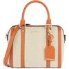 Geox D Zene S A, Borsa Donna, Beige/Arancio, Taglia Unica