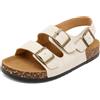 zaxunai Sandali Donna Zoccoli Uomo con Cinturino Regolabile Sughero Plantare Sandali Estate Estive Punta Aperta Antiscivolo Gomma Suole Pantofole Adulto Moda Sandalo All'aperto Ciabatte