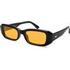 SOJOS Occhiali da sole retrò polarizzati rettangolari Donna Uomo Occhiali da sole quadrati vintage di tendenza Unisex con protezione UV400 SJ2619