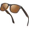 Gtievruo Occhiali da Sole da Uomo Polarizzati Quadrati Occhiali da Sole Retrò Protezione UV400 Occhiali Vintage per Uomo Donna Guida Pesca