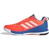 Adidas Uomo Novaflight 2 Indoor Shoes, Team Solar Orange/Zero Metalic/Bright Royal, 40 2/3 EU