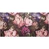Baroni Home Tappeto Passatoia da Cucina in PVC con Fondo Antiscivolo, Tappeto Cucina Antimacchia Facile da Lavare, Tappeto Passatoia Corridoi, Fiori Rosa 120x60 cm