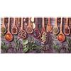 Baroni Home Tappeto Passatoia da Cucina in PVC con Fondo Antiscivolo, Tappeto Cucina Antimacchia Facile da Lavare, Tappeto Passatoia Corridoio, Mestoli 120x60 cm