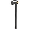 Fiskars Ascia da Spacco XL, Solid, Fodero per la Lama e il Trasporto, Rivestimento Antiaderente, Lama in Acciaio/Manico in Plastica con Fibra di Vetro, Nero/Arancione, A26, 92 cm, 2,6 kg, 1052043