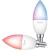 Trust WiFi E14 Lampadina Smart Dimmerabile, Compatibile con Alexa e Google Nest, Lampadina LED, Hub non Necessario, 2.4GHz Lampada WiFi, Luce LED Bianca, Fredda e Calda - 2 Pezzi