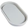 Rayher Stampo silicone sottovaso ovale, 17,8x9,5x1,6cm, 36126000