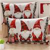 PETTI Artigiani Italiani - Coppia di Federe Cuscino 40x60 cm in Microfibra, Federe Natalizie, Cuscini Arredo di Natale Camera da Letto, Divano, Salotto, Set 2 Fodere Copricuscino, Federa Xmas 5