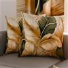 PETTI Artigiani Italiani - Coppia di Federe Cuscino 80x80 cm in Microfibra, Cuscini Arredo Camera da Letto, Divano, Salotto, Set 2 Fodere Copricuscino, Federa Floreale 302, 100% Made in Italy