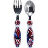 Stor Set Posate in metallo per bambini Marvel Spiderman, senza BPA, lavabili e riutilizzabili, non adatte al microonde e alla lavastoviglie