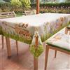 PETTI Artigiani Italiani - Tovaglia Pasqua Antimacchia Rettangolare Copritavolo Pasquale Cucina Disegno Rabbit X12 Posti (140x240 cm) 100% Made in Italy
