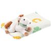 THUN - Set peluche cavallo con copertina tricot Dolce Fattoria - Coperta: 100% cotone. Peluche: tessuto 100% poliestere, accessori in PS., 20 / 90x70cm