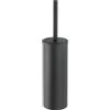WENKO Set da toilette Bosio Black, montaggio a parete, 9x40,5x13cm, incl. materiale per il montaggio, acciaio, nero opaco