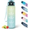 HoneyHolly Borraccia, 500ML A prova di perdite Borraccia Motivazionale, Riutilizzabile Borraccia Bambini, Semplice e Portatile, Bottiglia Acqua per Corsa, Bicicletta, Lavoro, Scuola, Borracce