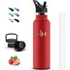 Grsta Borraccia- 0,75 litri- Borraccia Termica, Senza BPA, Borraccie con Cannuccia, Senza Perdite, Bottiglia Termica, Borraccie Acciaio Inox, Doble Aislamiento, Borracce per Trekking, Campeggio, Viaggio