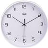 Trevi OM 3506 S Orologio da Parete 25 cm, Movimento Silenzioso SWEEP e Design Minimalista, Orologio Analogico Elegante e Moderno, Bianco