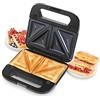 Salter 3-in-1 Snack Maker - Toast, Waffle, Panini, Piastre Antiaderenti Amovibili Senza PFAS, Controllo Automatico della Temperatura, Spie di Alimentazione/Pronto, 750 W