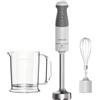 Kenwood Triblade XL HBM40.002WH Frullatore ad Immersione, Mixer, Asta XL in Acciaio Removibile, Dotato di Frusta a Filo e Bicchiere Graduato con Manico da 0,75L, Potenza 850watt, 2 accessori, Bianco