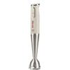 Girmi MX03 Frullatore a Immersione, 400 W, Motore DC, Fusto lungo 19 cm e lame INOX, 2 Velocità, Impugnatura ergonomica, Gesso