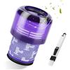 Vonsera Filtro compatibile con Dyson V11, Filtro HEPA Lavabile e Riutilizzabile per Aspirapolvere, Filtri di Ricambio per Dyson V15 V11 SV14 SV17 SV22 Animal Absolute, Accessorio per Aspirapolvere - Viola