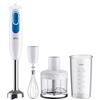 Braun MultiQuick 2 MQ20236MWH, Frullatore a Immersione con Sistema EasyTwist, Frullatore per Salse e Smoothie, 2 Velocità, 3 accessori Tritatutto da 500 ml e Frusta Inclusi, 600W, Bianco