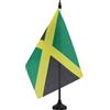 AZ FLAG Bandiera da Tavolo Giamaica 21x14 cm Poliestere 100D Base Plastica