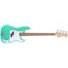 Fender Squier by Fender Debut Collection Precision Bass, Tastiera in Laurel, Battipenna Bianco, Seafoam Green