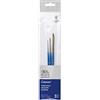 Winsor & Newton Set 3 Pennelli Cotman Manico Corto - Tondi N°0, 4, 8