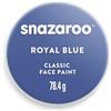 Snazaroo - Pittura Per Viso e Corpo, Trucchi da Viso per Travestimenti, per Bambini e Adulti, 75ML, Colore Blu Reale