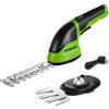 WORKPRO Forbici a Batteria 2 in 1, 3,6 V Cesoia Elettrica a Batteria al Litio 2 Ah, Il Tagliasiepi per Larghezza di Taglio 75 mm, Lunghezza di Taglio 118 mm, Adatto al Giardino il Tagliasiepi (Verde)