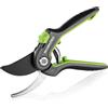 WORKPRO Bypass Forbici Cesoie da Potatura 210mm, Forbici professionali con lama SK5 per rami freschi, strumento da giardino ideale per innesti, potature, raccolta, cesoie per giardinaggio