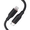 Anker cavo Iphone Usb c, Cavo Lightning PowerLine III Flow, Attestato MFi, IPhone 13/13 Pro Max/12/11 Pro/X/XS/XR/8 Plus, AirPods Pro (90cm), Gel silice, Nero Mezzanotte