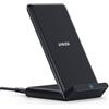 Anker Caricatore Wireless iPhone PowerWave Stand 10W, Caricabatterie Wireless Compatibile iPhone 17/16/15/14, Ricarica Rapida per Galaxy S25/24/23/10/S9/S9+/S8/S8+/Edge S7/Note 8