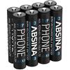 ABSINA Batterie per cordless Gigaset 800 mAh