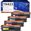 Skydo TN423 toner compatibile per Brother TN423 TN423BK TN-421 TN421 toner per Brother MFC-L8690CDW MFC-L8900CDW DCP-L8410CDW HL-L8260CDW HL-L8360CDW (Nero Ciano Giallo Magenta,4-Pack)