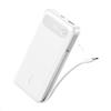 Anker Power Bank, Caricabatterie Portatile da 20.000 mAh, con Cavo USB C Integrato, Batteria a Ricarica Rapida 87 W, 2 USB-C e 1 USB-A, per MacBook, iPhone 17-12 Serie, Samsung, Switch, e Altro Ancora