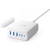 Anker Caricatore USB C 112W, Stazione di Ricarica a 6 Porte con Uscita da 112 W, per iPhone 17 Pro Max Air/Serie 16-12, Samsung S25 Ultra, MacBook Air, Pixel, iPad e altri modelli (cavo non incluso)