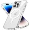 JETech Cover Magnetica per iPhone 14 Pro, Trasparente