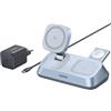 UGREEN MagFlow Qi2 25W Caricatore Wireless iPhone 3 in 1