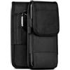 moex Agility Custodia per Samsung Galaxy XCover 5, custodia con passante per cintura, con moschettone e portapenne, custodia per attività all'aperto in nylon, Nero