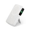 Anker MagGo Power Bank Magsafe 10000 mAh, Certificato Qi2 da 15 W, Caricatore Portatile Veloce, Display Intelligente e Supporto Pieghevole, per iPhone 17 Pro Max Air/Serie 16-12(Cavo USB C Incluso)