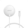 Anker Caricatore Wireless iPhone Magnetico 15W, Certificato Qi2 Pad di Ricarica Wireless Compatibile con MagSafe, per iPhone 17 Pro Max/Serie 16-12, AirPods e Altri (Adattatore Non Incluso)