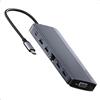 Anker USB-C Hub (14-in-1, Triple Display), HDMI 4K 60 Hz, Potenza Massima 100 W, Porte Dati USB-C e USB-A da 5 Gbps, per MacBook, Lenovo, Dell XPS, Laptop HP e Altri (Caricabatterie Non Incluso)